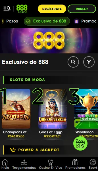 Casino Móvel 888CASINO
